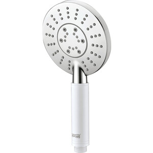 Ручной душ Wasserkraft 3-функциональная, белый/хром (A058) ручной душ wasserkraft 1 функциональная a218