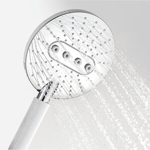 Ручной душ Wasserkraft 3-функциональная, белый/хром (A059)