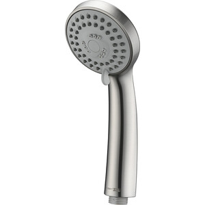 Ручной душ Wasserkraft 3-функциональная, никель (A120) смеситель для ванны wasserkraft wern никель 4201