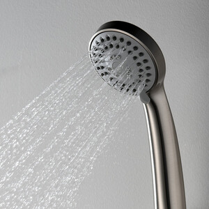 Ручной душ Wasserkraft 3-функциональная, никель (A120)