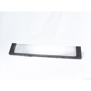Полка стеклянная Metaform Essenze 60 см, черный/стекло прозрачное (101089329) стеклянная полка haiba