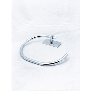 Полотенцедержатель Metaform Thelma кольцо, хром (110418100) держатель туалетной бумаги metaform silver с крышкой хром 110986100