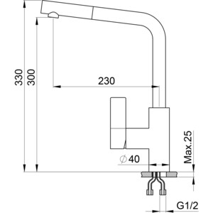 Кухонная мойка и смеситель Point Велета 78 с дозатором, черная (PN3002B, PN3102B, PN3201B)