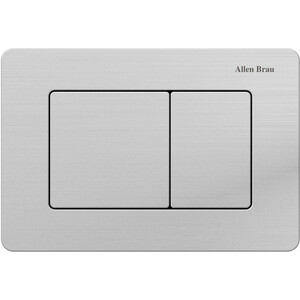 Кнопка смыва Allen Brau Infinity сталь брашированная (9.20006.BN) верхний душ 250 мм allen brau infinity 5 21019 31