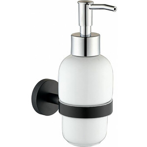 Дозатор для жидкого мыла Allen Brau Priority белый/черный матовый (6.31006-31) дозатор для жидкого мыла sensea bab белый