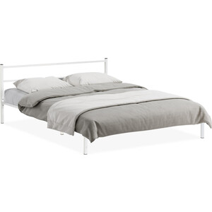 Двуспальная кровать Woodville Фади 160х200 белая двуспальная кровать xiaomi 8h jun italian light luxury leather soft bed 1 5m grey jmp2