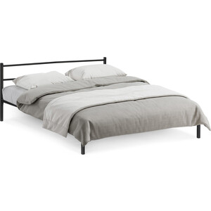 Двуспальная кровать Woodville Фади 160х200 черная двуспальная кровать xiaomi 8h jun italian light luxury leather soft bed 1 5m grey jmp2