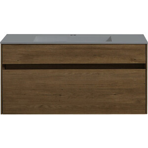 

Тумба с раковиной Vincea Chiara 100х43 T.Oak, раковина серая (VMC-2C100TO, VCB-13100G), Chiara 100х43 T.Oak, раковина серая (VMC-2C100TO, VCB-13100G)