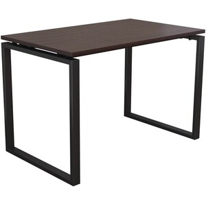 ОЛМЕКО Стол компьютерный ''Янтарь'' 55.08 (венге / металл черный) стол приставной олмеко 42 47 сеул мрамор металл ml876880423