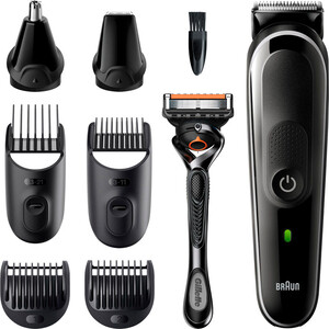 

Электробритва Braun MGK5360 Black универсальный 8в1 + бритва Gillette, серо-чёрный, MGK5360 Black универсальный 8в1 + бритва Gillette, серо-чёрный