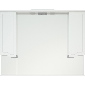 Зеркало-шкаф Corozo Мирра 105х81 белый (SD-00001545) шкаф зеркало corozo денвер 80 с подсветкой sd 00000532