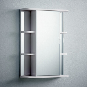 Зеркало-шкаф Corozo Орион 55х75 белый (SD-00001547)