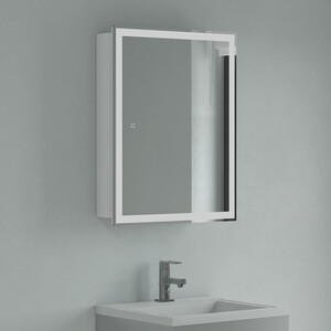 Зеркало-шкаф Corozo Толедо 60х75 с подсветкой, белый (SD-00001392)