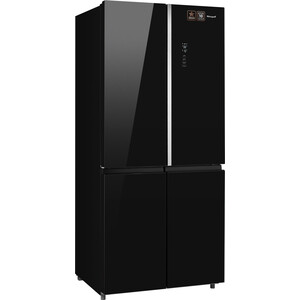Холодильник Weissgauff WCD 590 NoFrost Inverter Premium Biofresh Black Glass 431 532 - фото 2