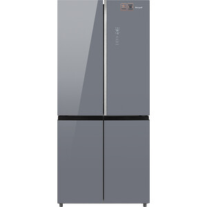 Холодильник Weissgauff WCD 590 NoFrost Inverter Premium Biofresh Dark Grey Glass 431 530 - фото 1