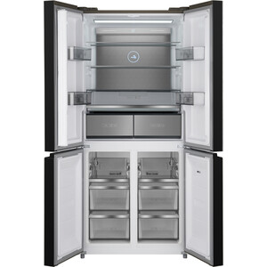 Холодильник Weissgauff WCD 590 NoFrost Inverter Premium Biofresh Dark Grey Glass 431 530 - фото 3