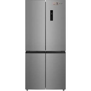Холодильник Weissgauff WCD 590 NoFrost Inverter Premium Biofresh Inox холодильник weissgauff wcd 590 nofrost inverter premium biofresh white glass