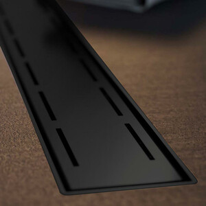 Душевой лоток Veconi Line Black 450 черный матовый (V450LB) душевой канал 950 мм 2 в 1 с основой под плитку bettoserb premium line 13100007
