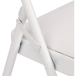 Стул складной TetChair Folder (mod 3022G) каркас: металл, сиденье/спинка: экокожа, 46,5x47,5x79 см, white (белый) / white (белый)