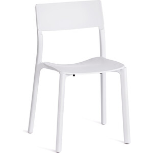Стул TetChair Lento (mod 43) пластик 43x49x77 см White (белый) 1 стул на металлокаркасе woodville fold 1 складной white white