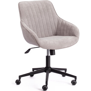 Кресло TetChair Dublin велюр Clermon светло-серый 60 офисное кресло для персонала dobrin terry lm 9400 серый велюр mj9 75