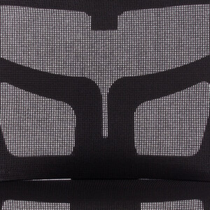 Кресло TetChair MESH-11HR ткань/сетка черный