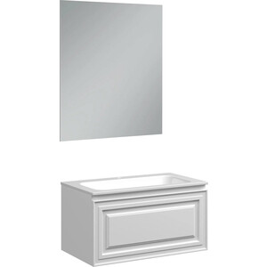 Мебель для ванной Sancos Very 80х45 Bianco тумба с раковиной sancos very 80х45 bianco vr80w cn7012