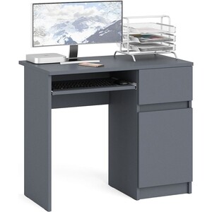 Стол компьютерный СВК Мори МС-1 правый, цвет графит (1025959) стол придиванный мебелик агами графит