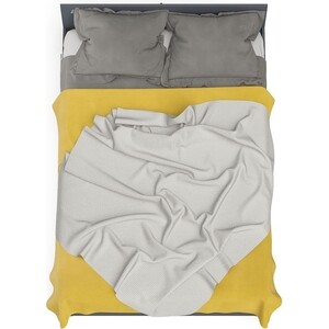 Кровать с ящиками СВК Мори 140, цвет графит/белый (1026911)