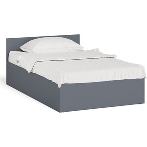 Кровать СВК Мори 120, цвет графит (1026900) кровать с ящиками свк мори 090 графит белый 1026909