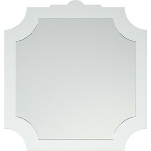 Зеркало Corozo Манойр 85х85 белое (SD-00000980) зеркало шкаф corozo сириус 65х75 белый sd 00001448