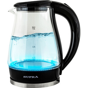 Чайник электрический Supra KES-1855G черный/прозрачный KES-1855G черный/прозрачный - фото 1