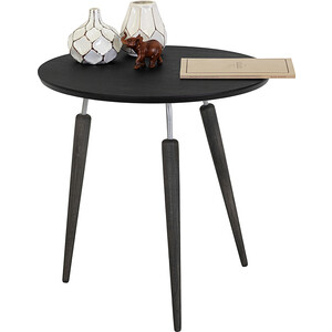 Стол журнальный Мебелик BeautyStyle 22 черный элит/металл/эбеновое дерево (П0006728) стол журнальный мебелик бьерн дуб санремо
