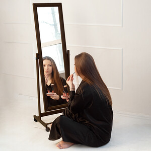 Зеркало напольное Мебелик BeautyStyle 27 венге 135 см х 42,5 см (П0006798)