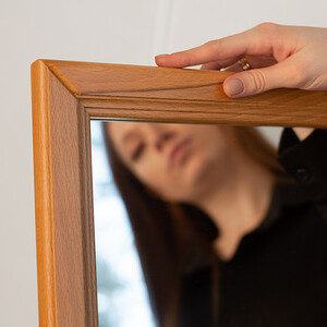 Зеркало напольное Мебелик BeautyStyle 27 светло-коричневый 135 см х 42,5 см (П0006801)