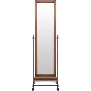 Зеркало напольное Мебелик BeautyStyle 27 средне-коричневый 135 см х 42,5 см (П0006804)