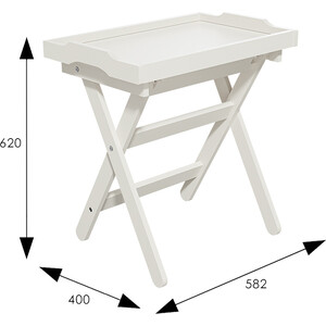 Столик с подносом Мебелик Лотос молочный дуб (П0006760)