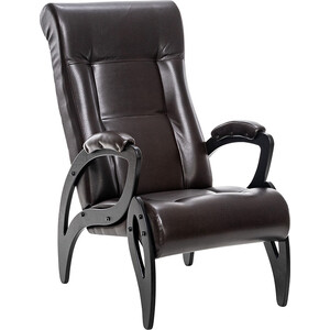 Кресло Leset Модель 51, венге, экокожа Vegas Lite Amber кресло качалка leset модель 68 футура дуб беленый ткань v18