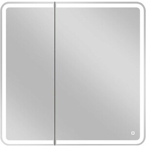 Зеркальный шкаф Sanstar Altea 80х80 подсветка, сенсор, белый (326.1-2.4.1.)