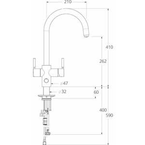 Смеситель для кухни InSinkErator AquaHot с системой мгновенного приготовления кипяченой воды, хром (F-4N1J-C)