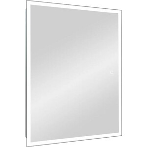 Зеркало-шкаф Reflection Cube 60х80 подсветка, сенсор, белый (RF2211CB) зеркало 80x70 см белый матовый вяз швейцарский sanflor ингрид c000005875