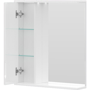 Зеркало-шкаф Volna Joli 60х70 левое с подсветкой, белый (zsJOLI60.L-01)