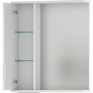 Зеркало-шкаф Volna Adel 60х70 левое с подсветкой, белый (zsADEL60.L-01)