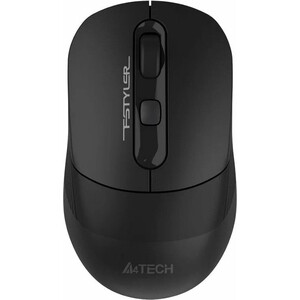 Мышь беспроводная A4Tech Fstyler FB10C black (USB, оптическая, 2400dpi, 6but) (FB10C STONE BLACK) мышь беспроводная sonnen v 111 usb 800 1200 1600 dpi 4 кнопки оптическая черная 513518