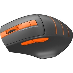 Мышь беспроводная A4Tech Fstyler FG30S grey/orange (USB, оптическая, 2000dpi, 6but, silent) (FG30S ORANGE)