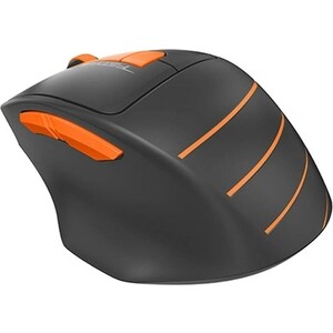 Мышь беспроводная A4Tech Fstyler FG30S grey/orange (USB, оптическая, 2000dpi, 6but, silent) (FG30S ORANGE) Fstyler FG30S grey/orange (USB, оптическая, 2000dpi, 6but, silent) (FG30S ORANGE) - фото 3