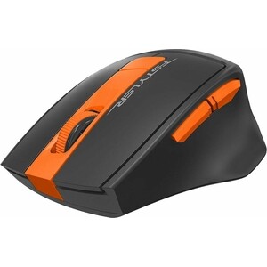 Мышь беспроводная A4Tech Fstyler FG30S grey/orange (USB, оптическая, 2000dpi, 6but, silent) (FG30S ORANGE) Fstyler FG30S grey/orange (USB, оптическая, 2000dpi, 6but, silent) (FG30S ORANGE) - фото 5