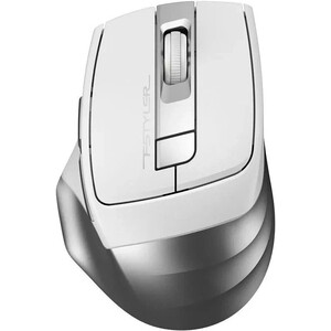 Мышь беспроводная A4Tech Fstyler FG35 silver/white (USB, оптическая, 2000dpi, 4but) (FG35 SILVER) Fstyler FG35 silver/white (USB, оптическая, 2000dpi, 4but) (FG35 SILVER) - фото 1