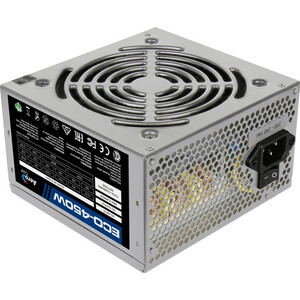 Блок питания Aerocool 450W ECO-450W (ATX, 20+4 pin, 120mm fan, 2xSATA) (ECO-450) 450W ECO-450W (ATX, 20+4 pin, 120mm fan, 2xSATA) (ECO-450) - фото 1