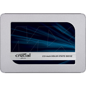 Накопитель Crucial SSD 4Tb 2.5'' SATA III MX500 (CT4000MX500SSD 1) внутренний ssd накопитель samsung 870 evo 500gb 2 5” sata iii v nand 3bit mlc mz 77e500bw